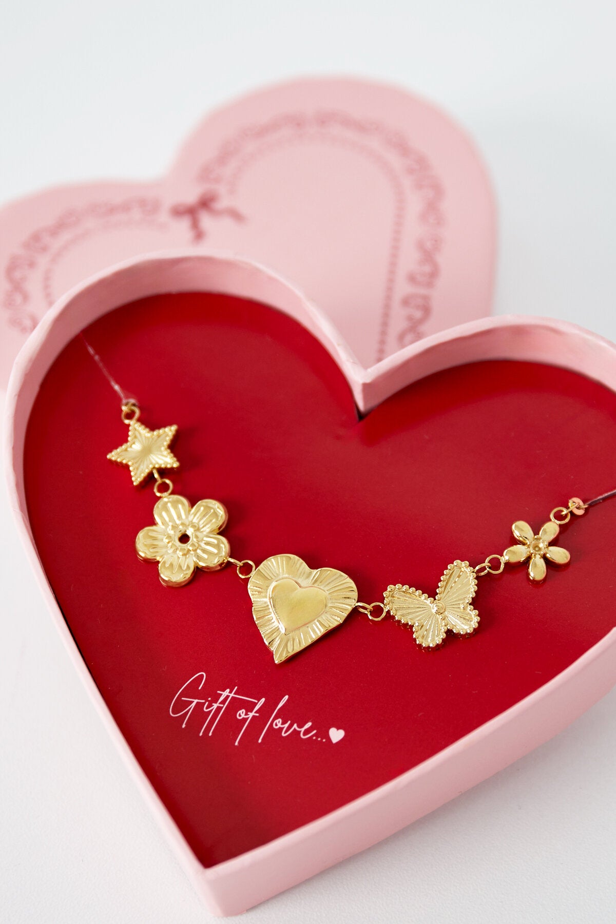 Gift Set Vlinder Hart