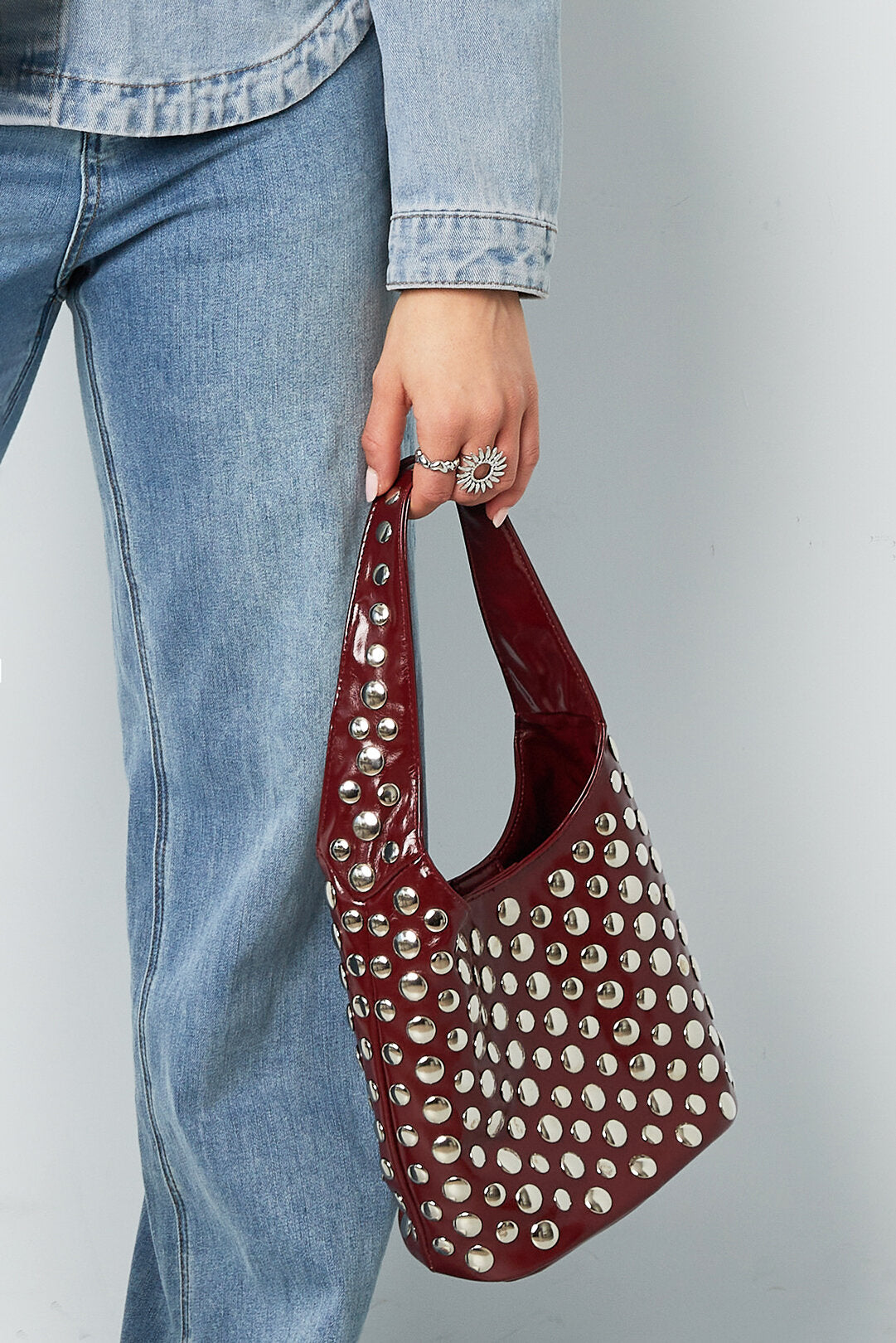Stud Clutch Tas