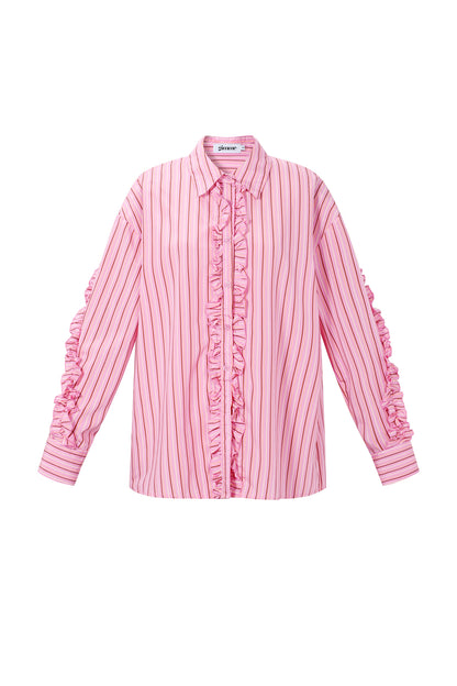 Casual Blouse met Ruches