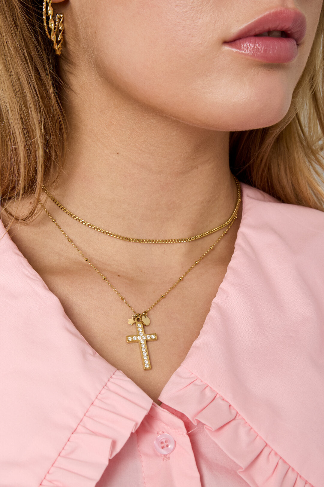 Kruis Charm Ketting