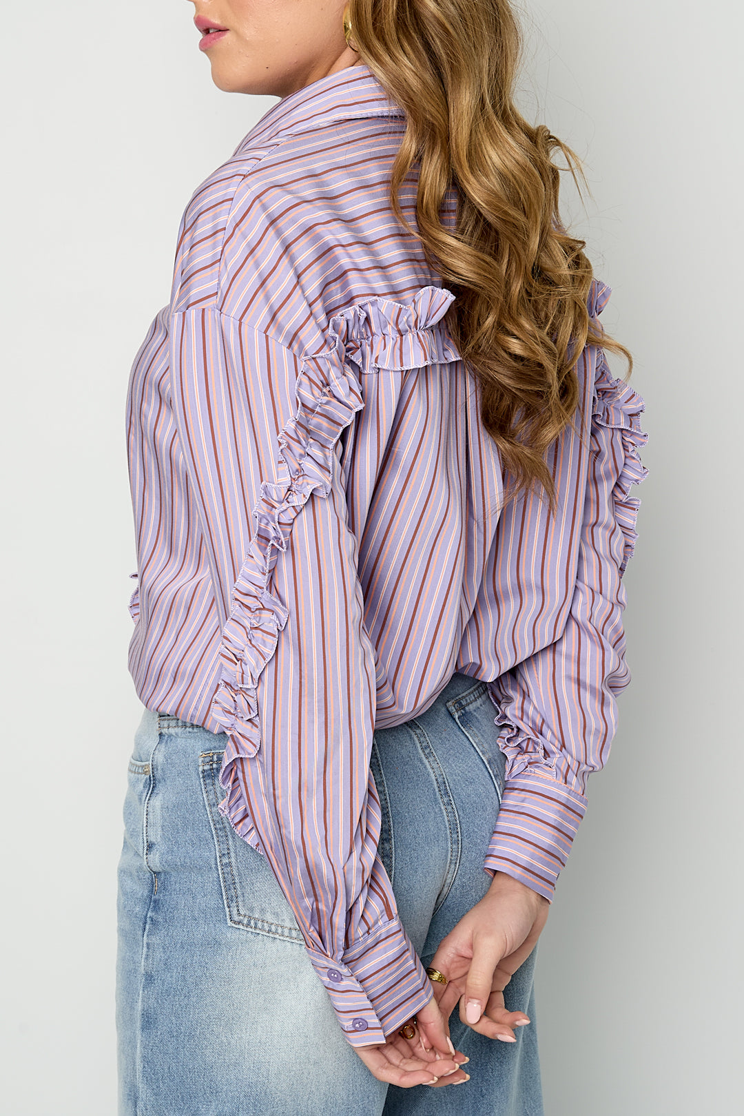 Casual Blouse met Ruches