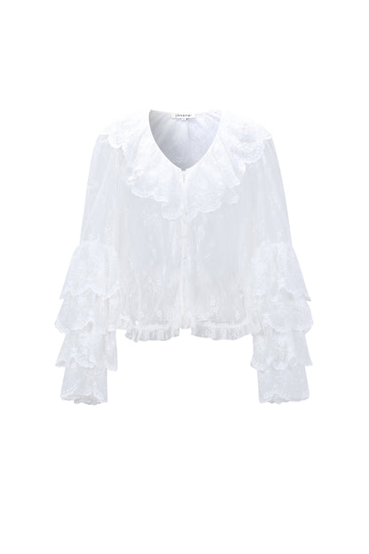 Blouse met Kantdetails