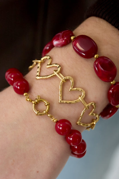 Hartenrand Armband