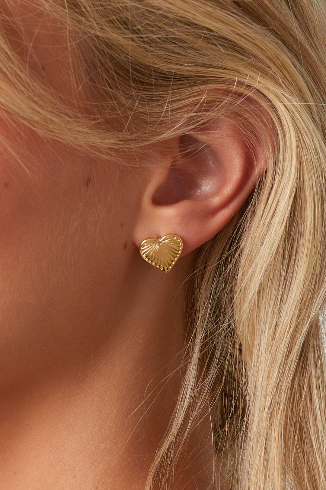 Reliëf Hart Studs