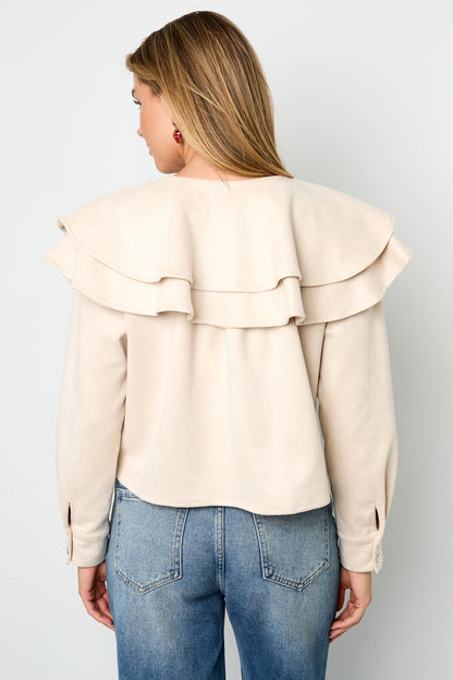 Blouse met Elegante Ruches