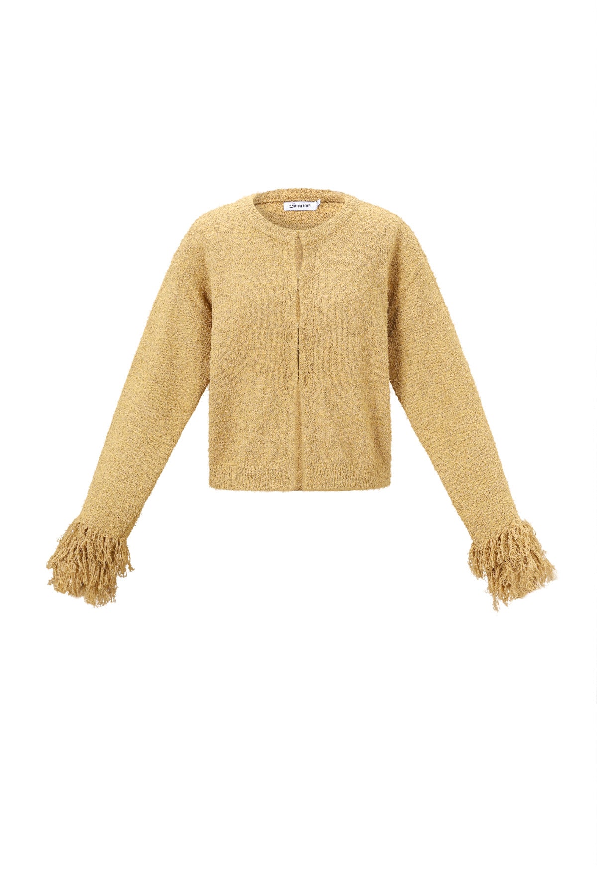 Gebreid Vest met Franje Details