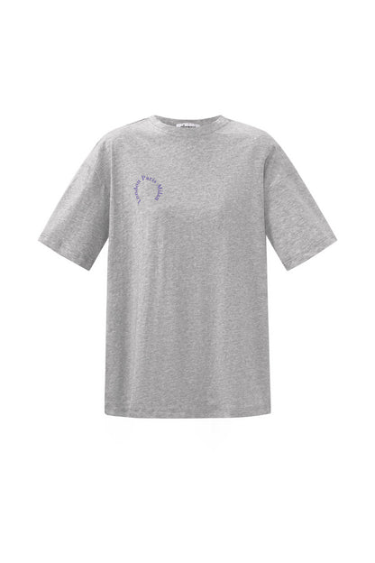 Casual Katoenen Dames T-shirt met Minimal Print