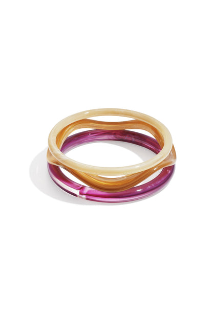 Acryl Bangle Set