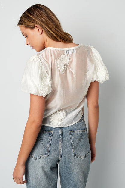 Bohemian Top met Strikdetail