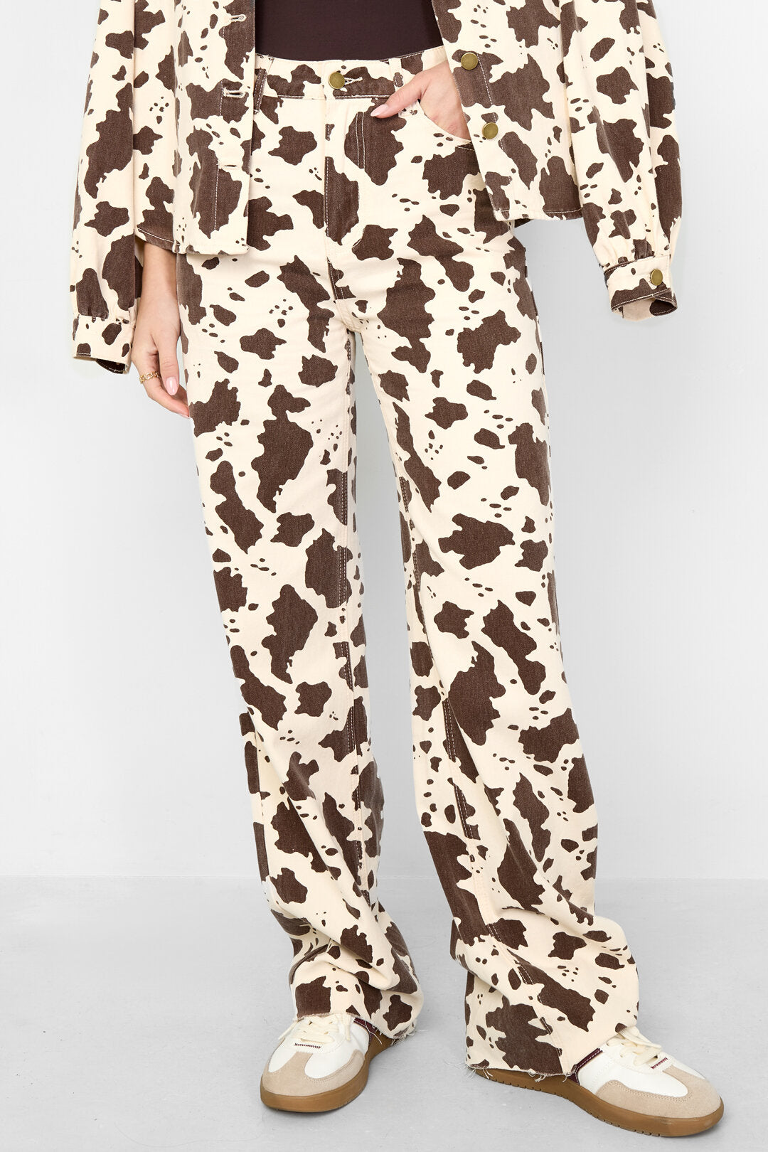 Jeans met Luipaardprint