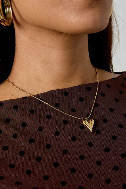 Hartjes Bolletjesketting