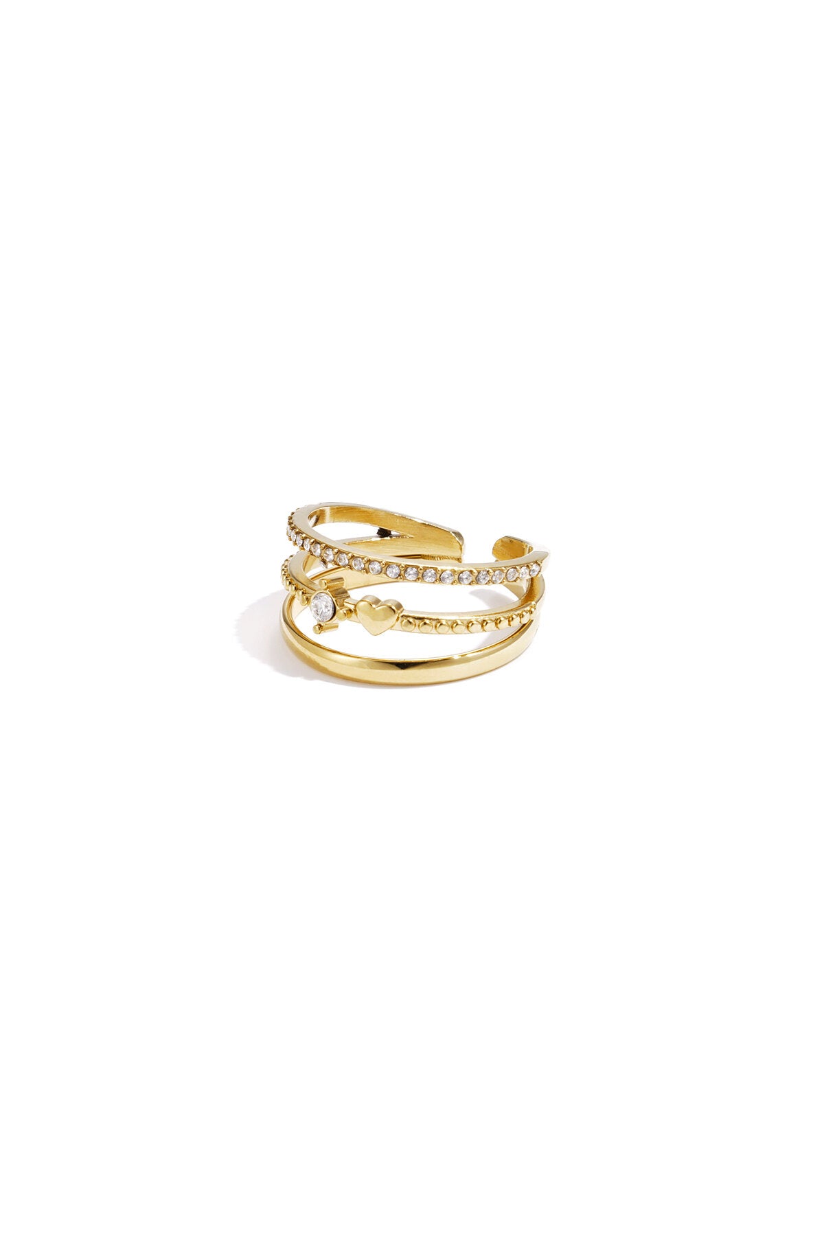 Drielagen Ring
