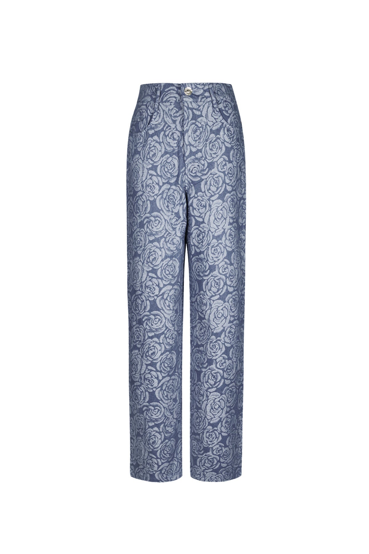 Jeans met Bloemenprint