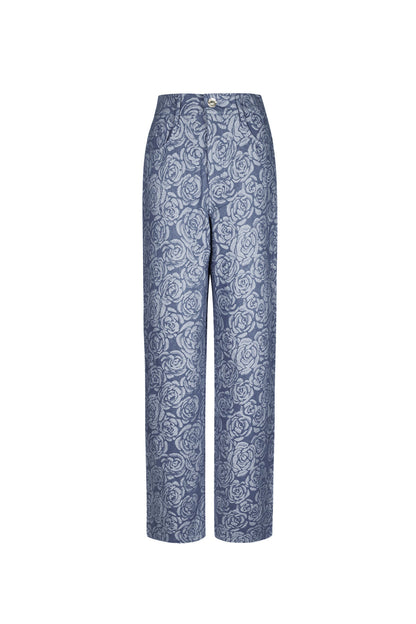 Jeans met Bloemenprint