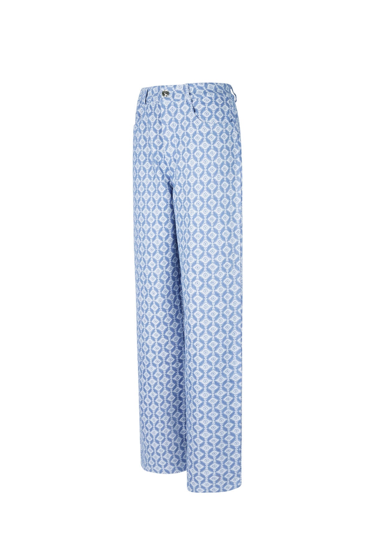 Jeans met Geometrische Print