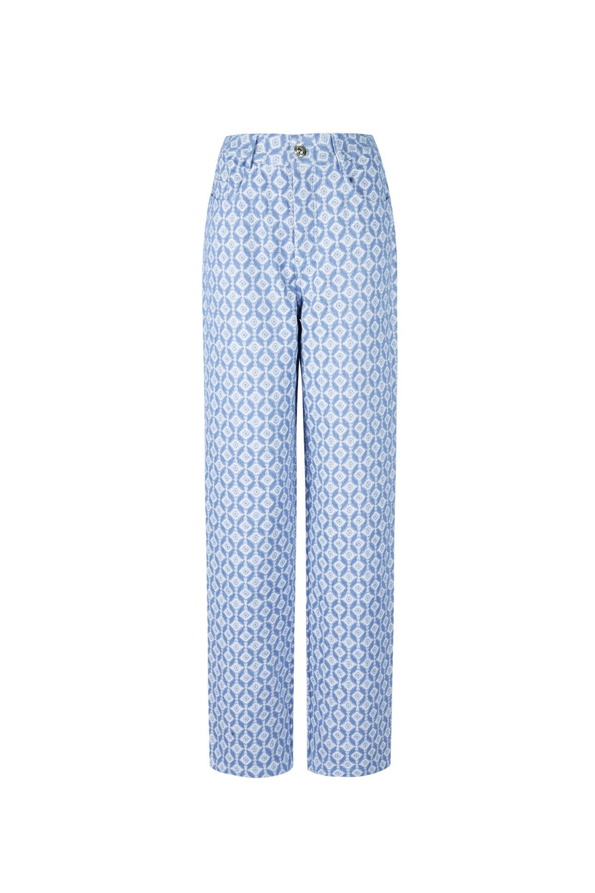 Jeans met Geometrische Print