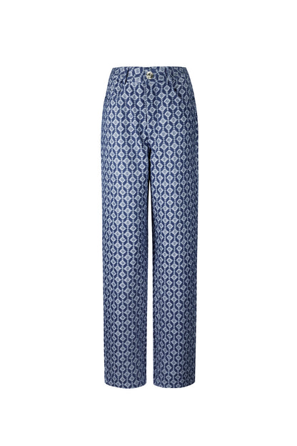 Jeans met Geometrische Print
