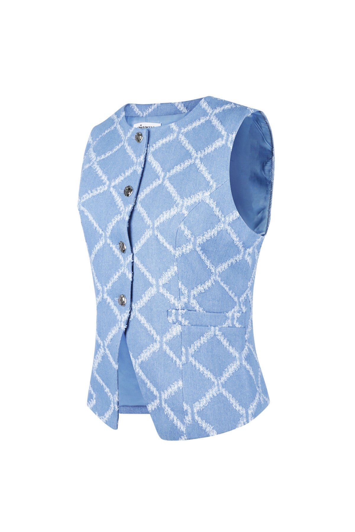 Top met Geometrische Print