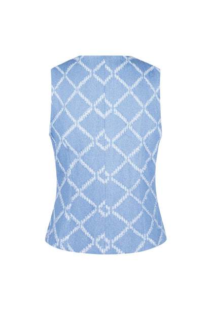 Top met Geometrische Print