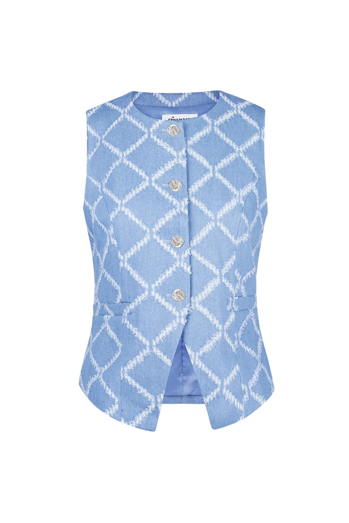 Top met Geometrische Print