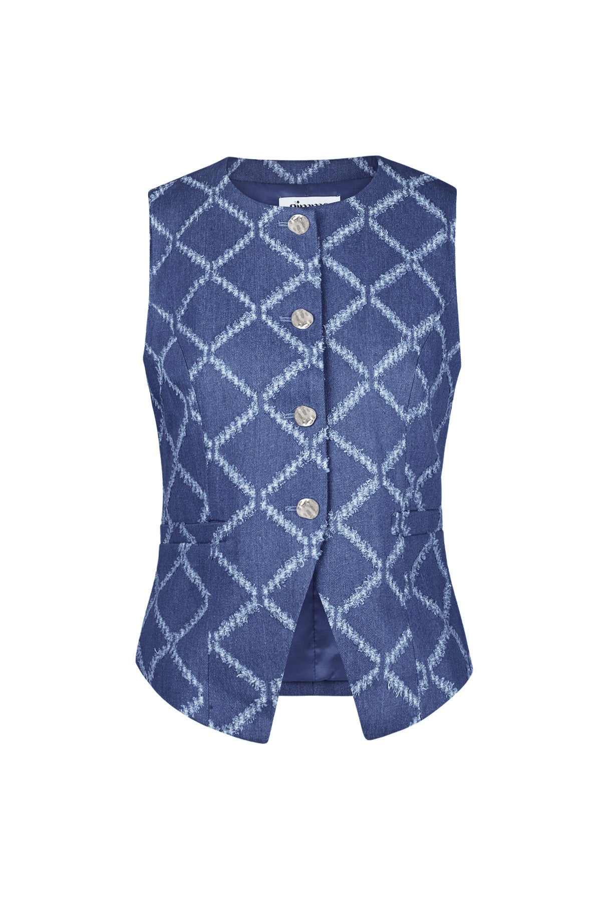 Top met Geometrische Print