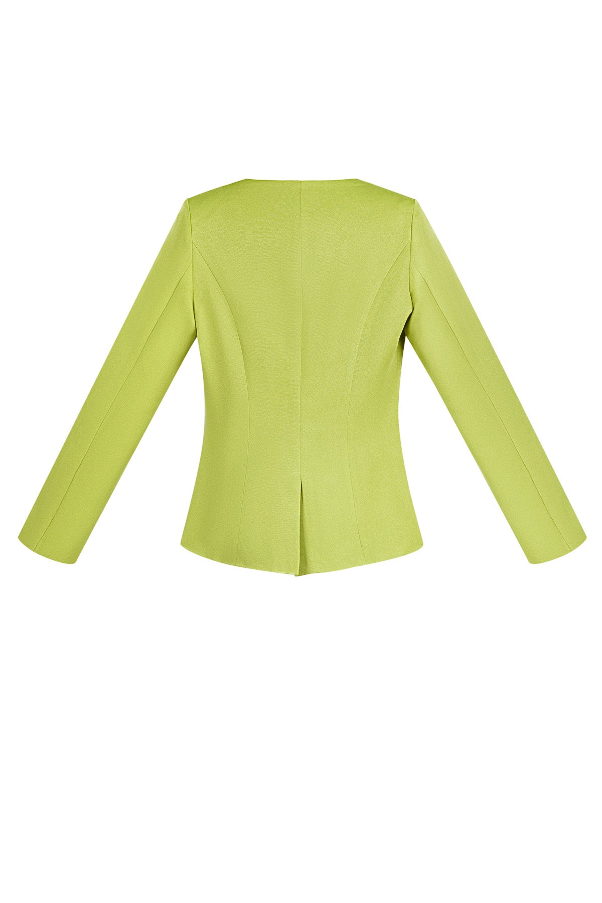 Blazer met Rechthoekige Halslijn