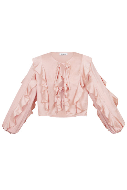 Shirt met Ruches