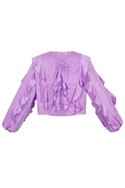 Shirt met Ruches