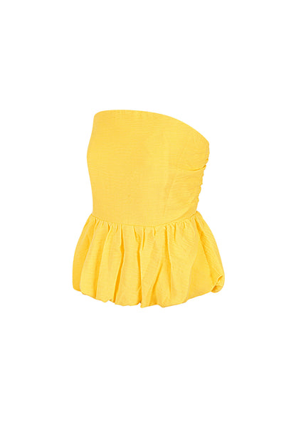 Peplum Top met Ruches