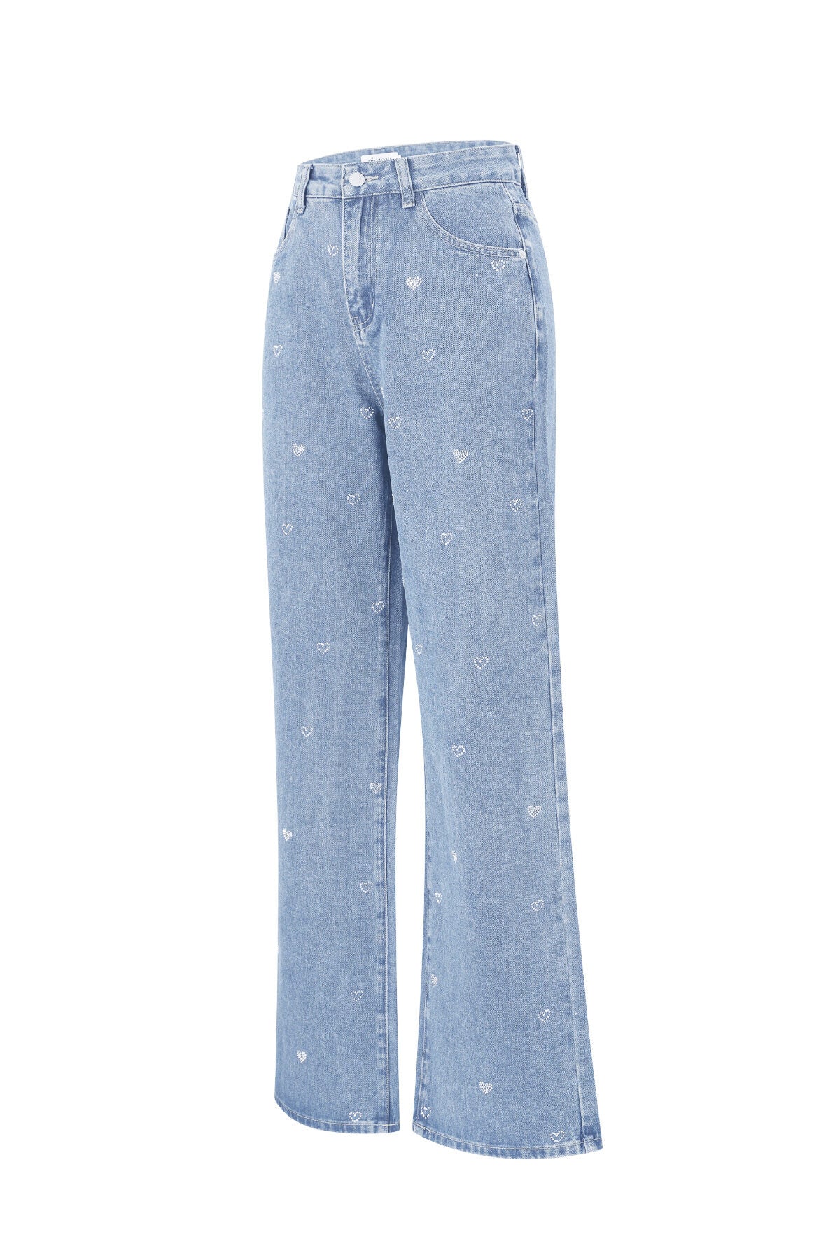Jeans met Hartjesdetail