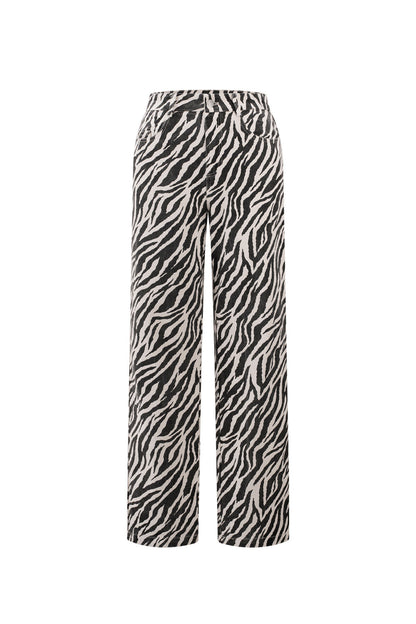 Jeans met Zebra Print
