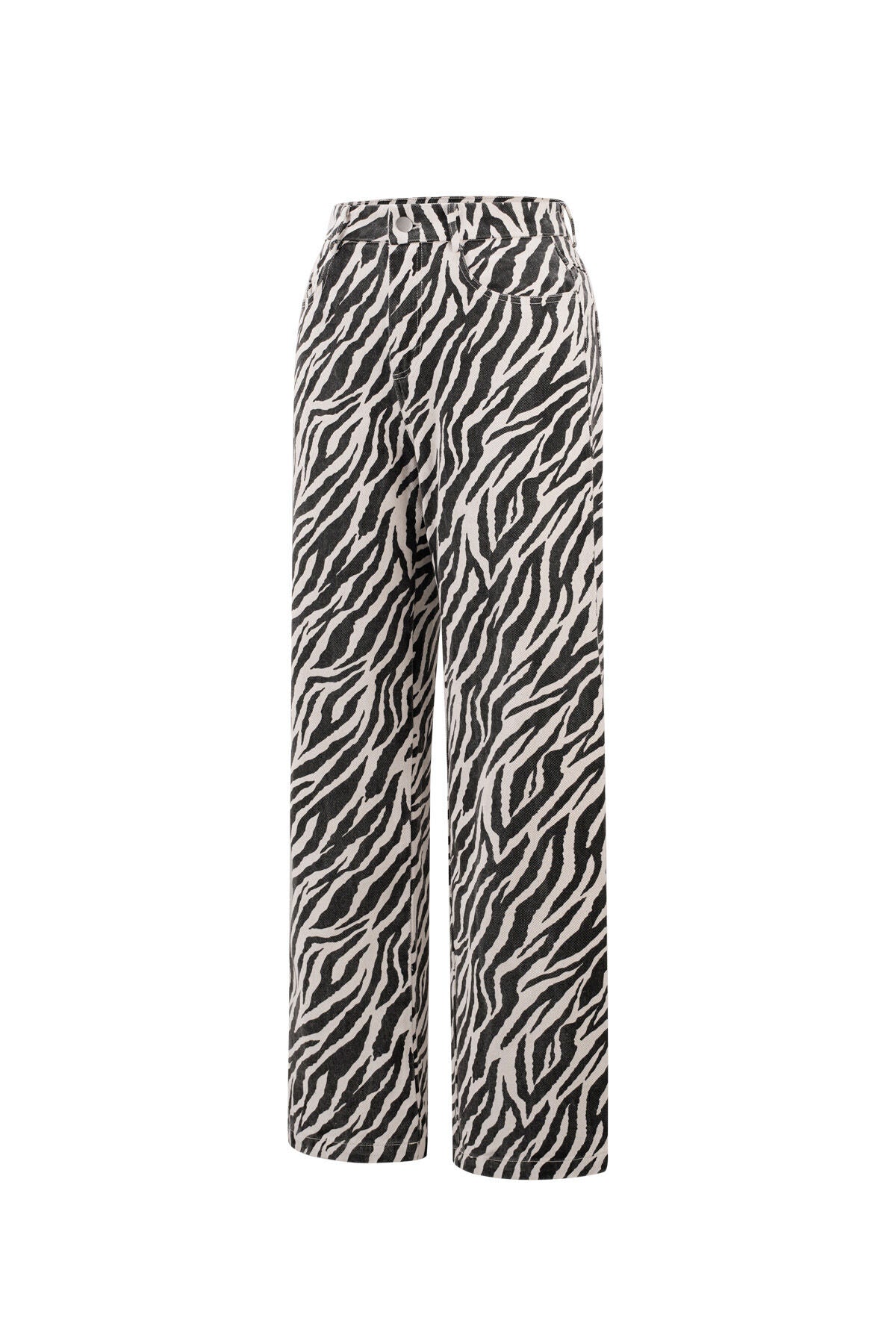 Jeans met Zebra Print