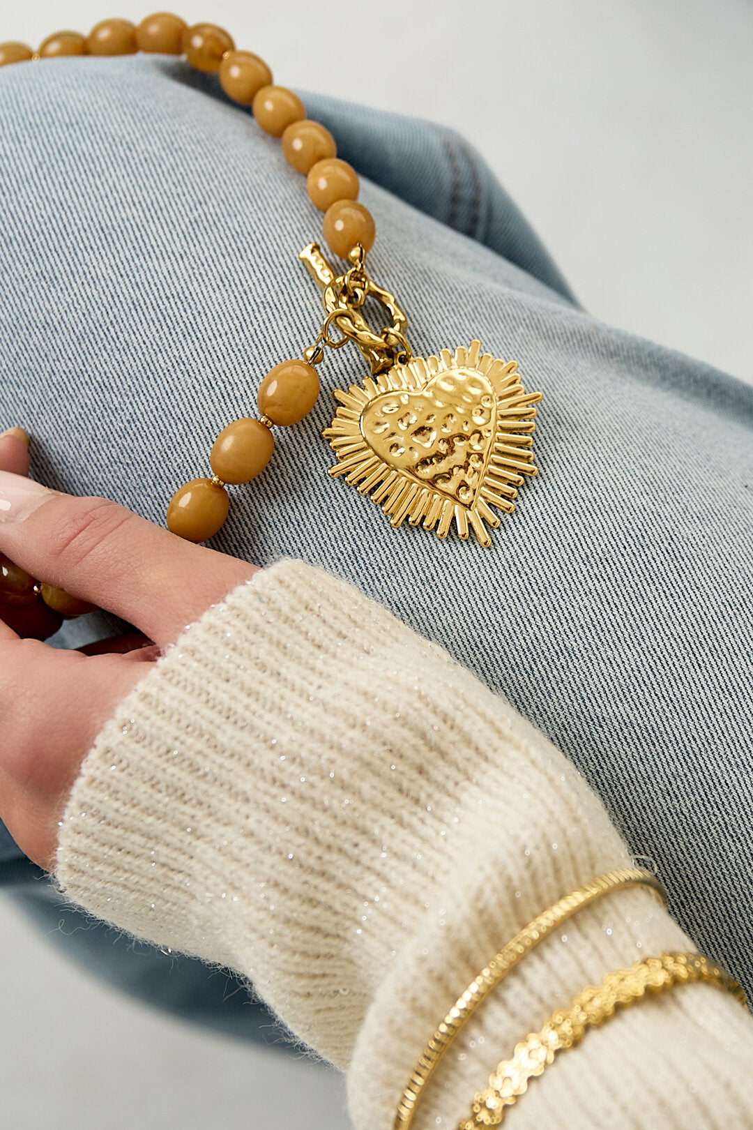 Kralenketting Met Hart