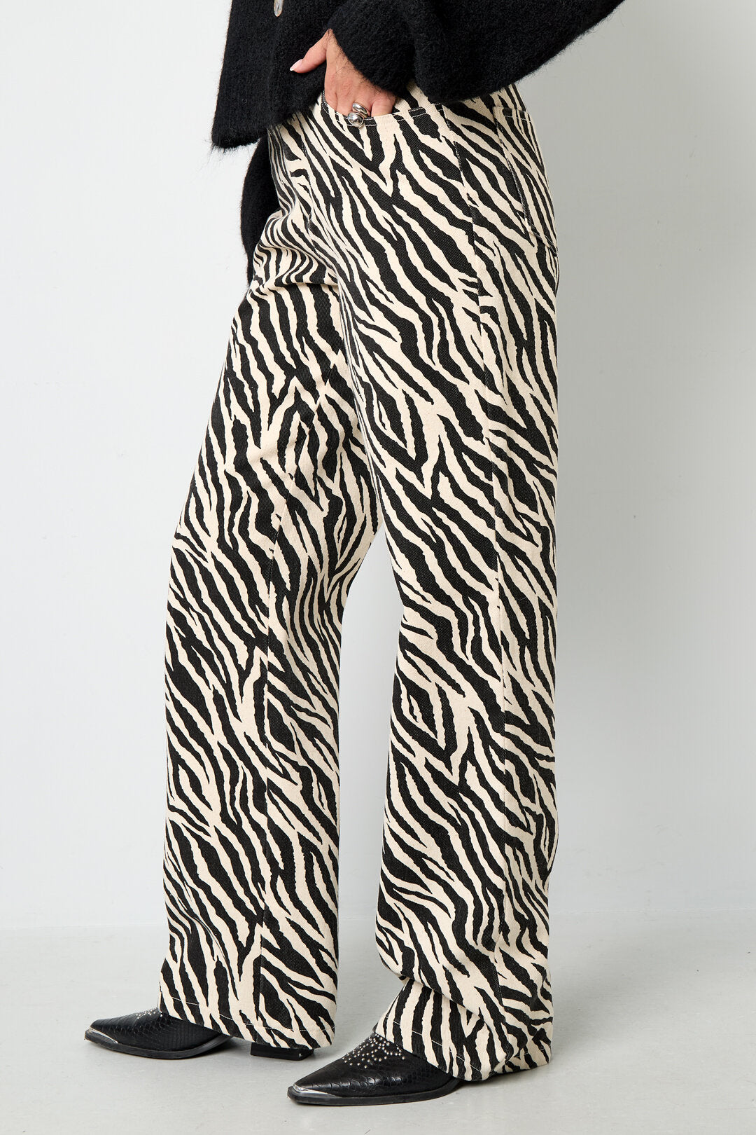 Jeans met Zebra Print
