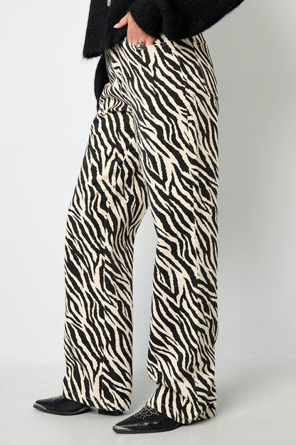Jeans met Zebra Print