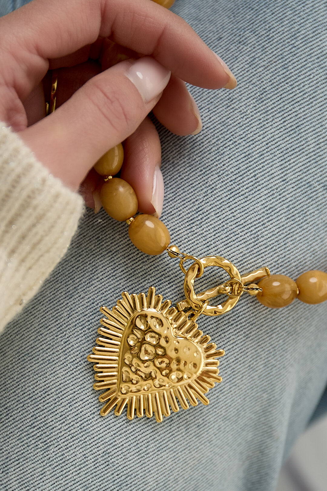 Kralenketting Met Hart