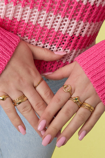 Bloemmotief Ring