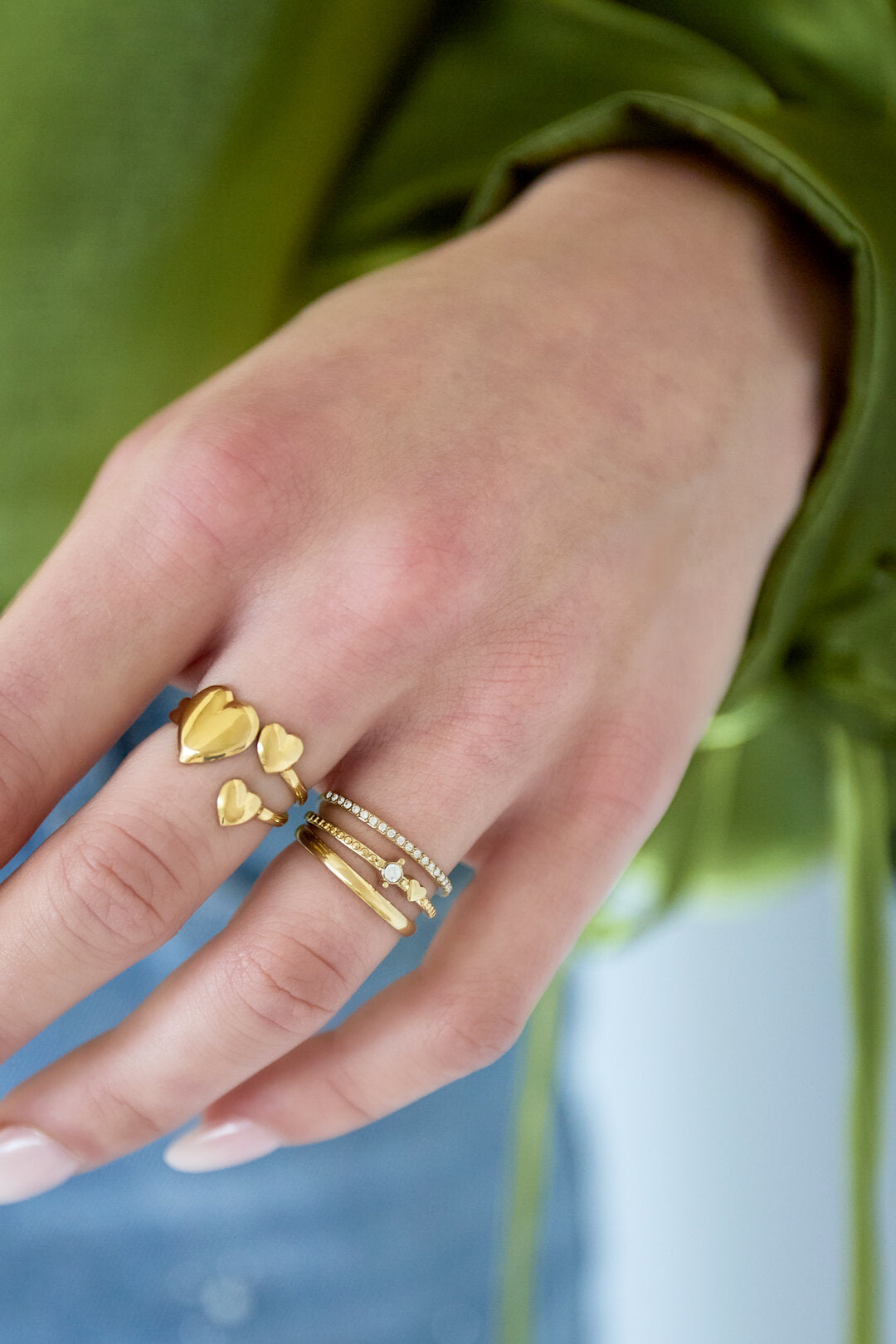 Drielagen Ring