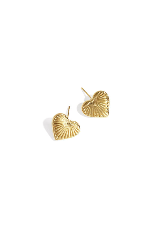 Reliëf Hart Studs
