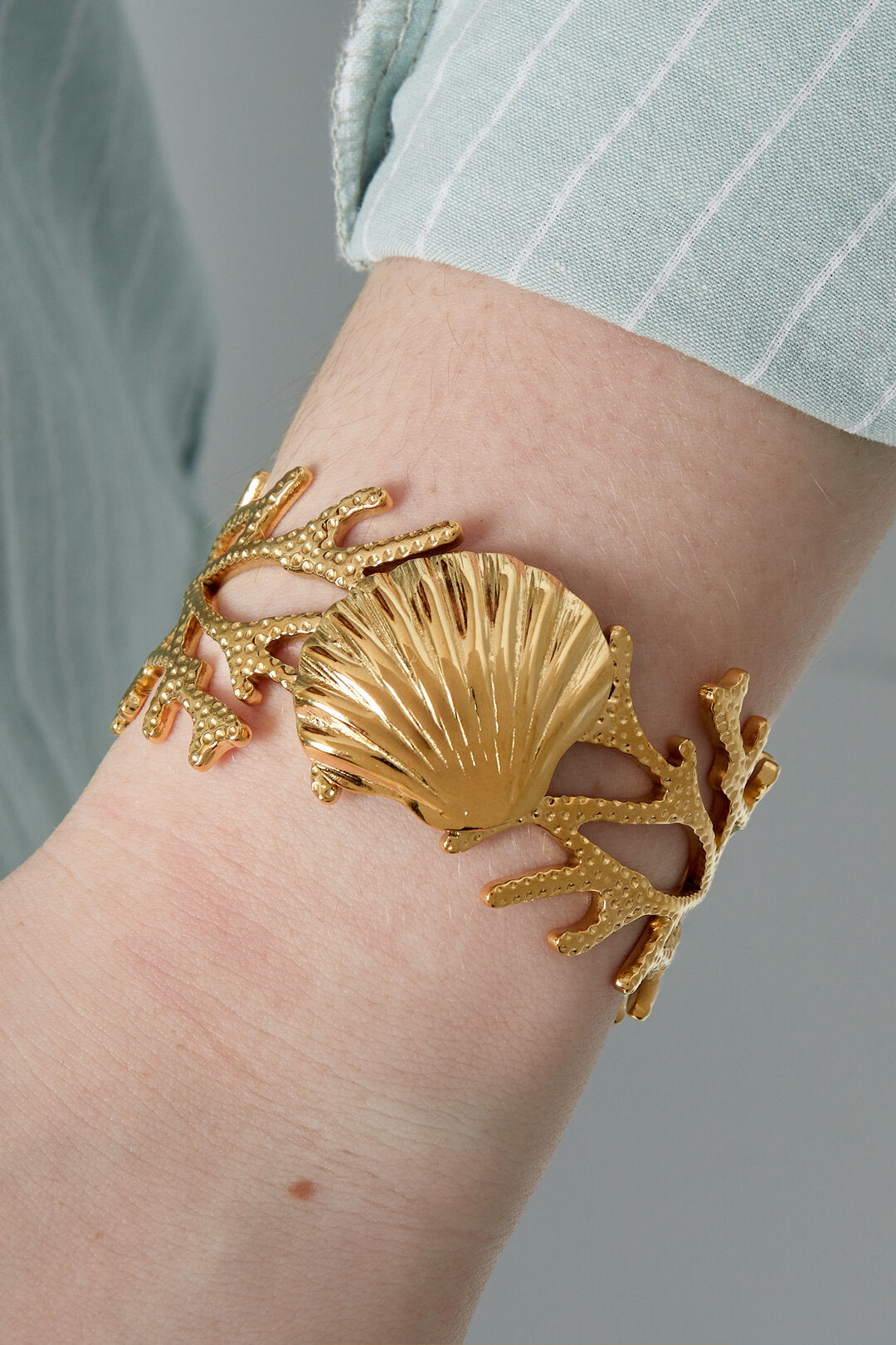 Schelp Koraal Cuff