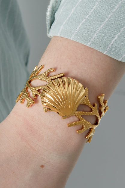 Schelp Koraal Cuff