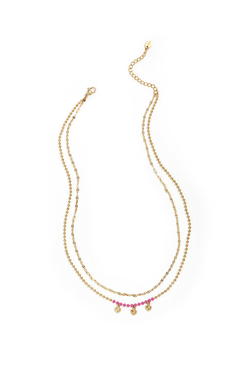 Gelaagde Hartjesketting