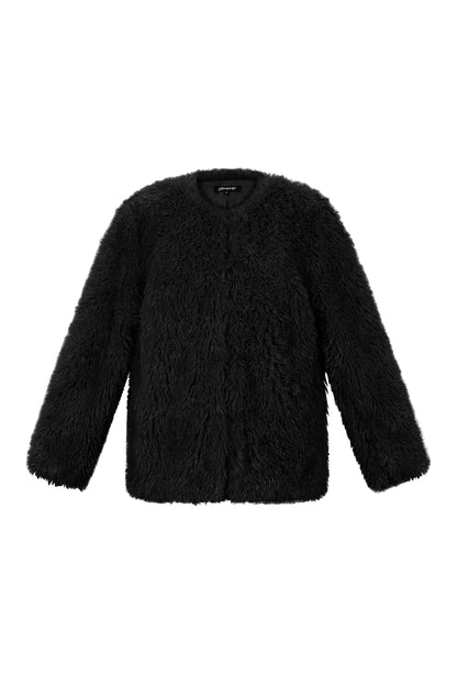 Zacht Faux Fur Jasje