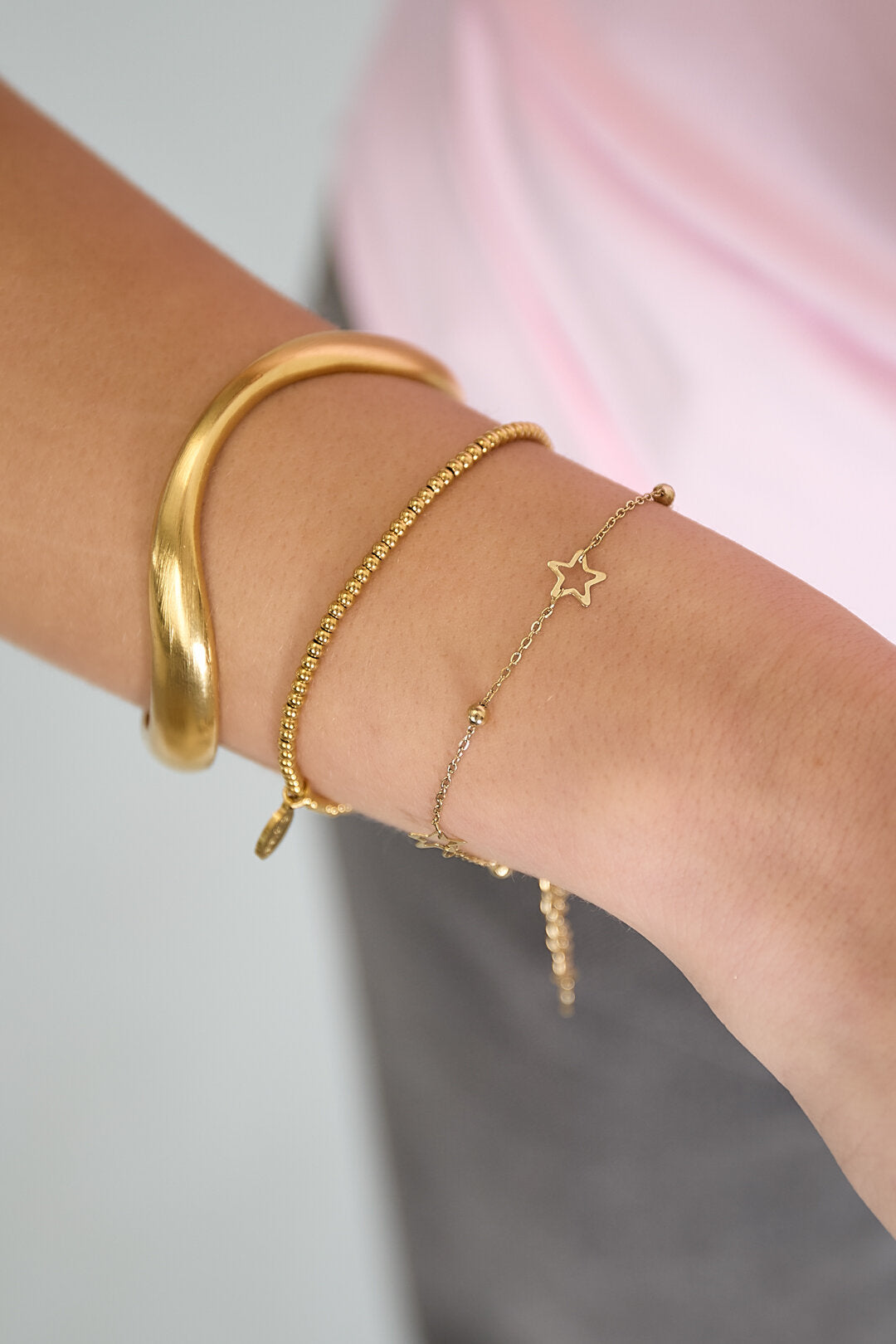 Sterren Schakelarmband