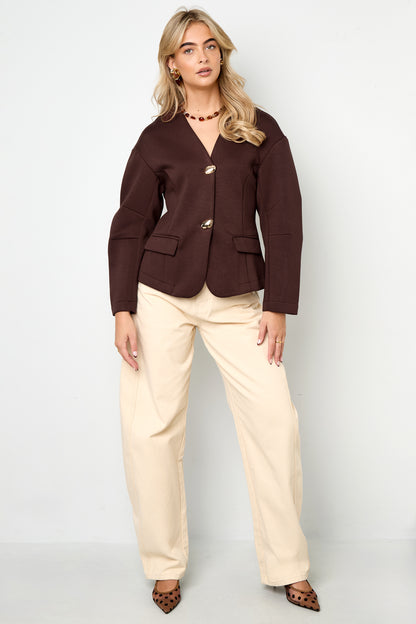 Blazer met V-Hals