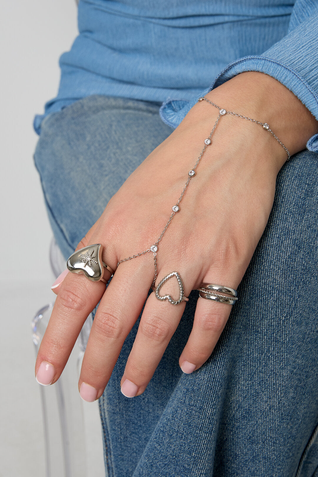 Strass Handketting