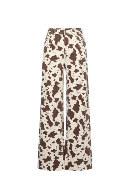Jeans met Luipaardprint