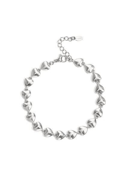 Hartjes Schakelarmband
