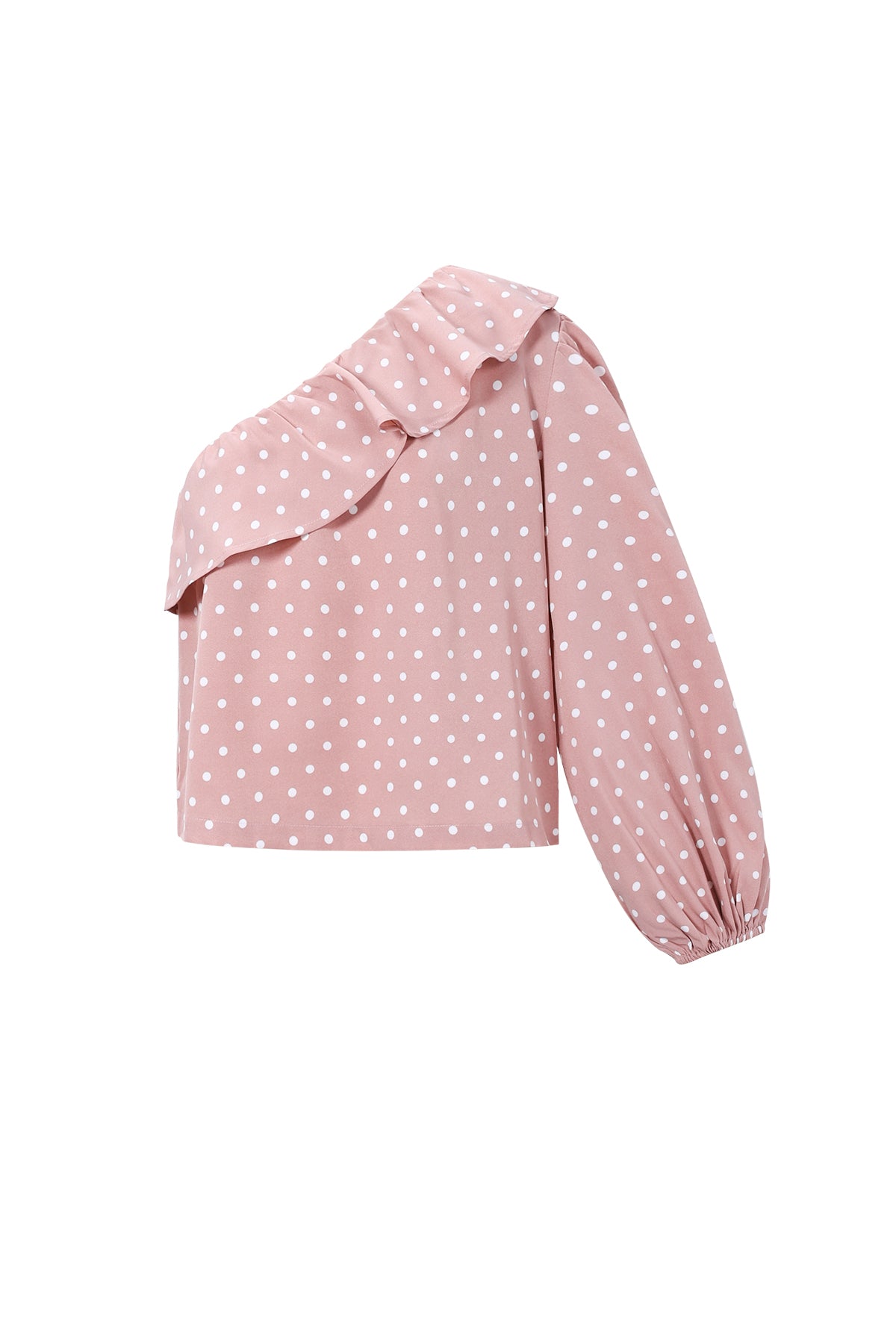 Elegante Off-Shoulder Top met Stippen