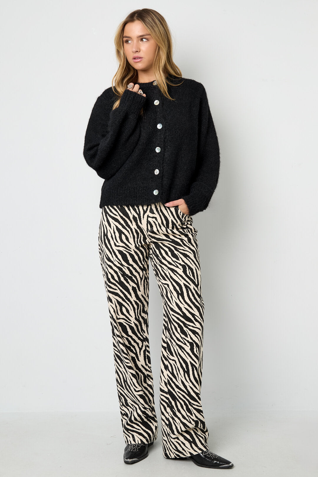 Jeans met Zebra Print